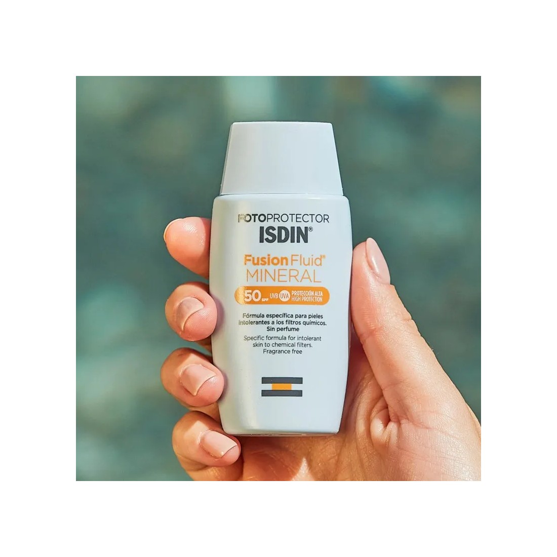 Isdin Fusion Fluid Mineral SPF50 50 ml tamaño