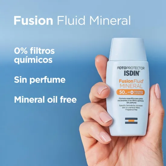 Isdin Fusion Fluid Mineral SPF50 50 ml sin alcohol