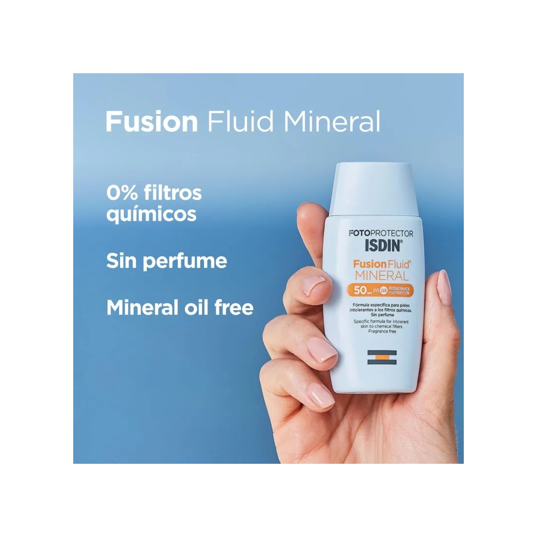 Isdin Fusion Fluid Mineral SPF50 50 ml sin alcohol