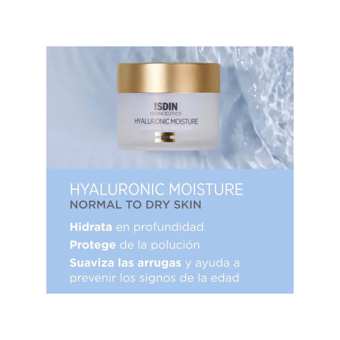 Isdin Isdinceutics Hyaluronic Moisture 50 Gr Beneficios