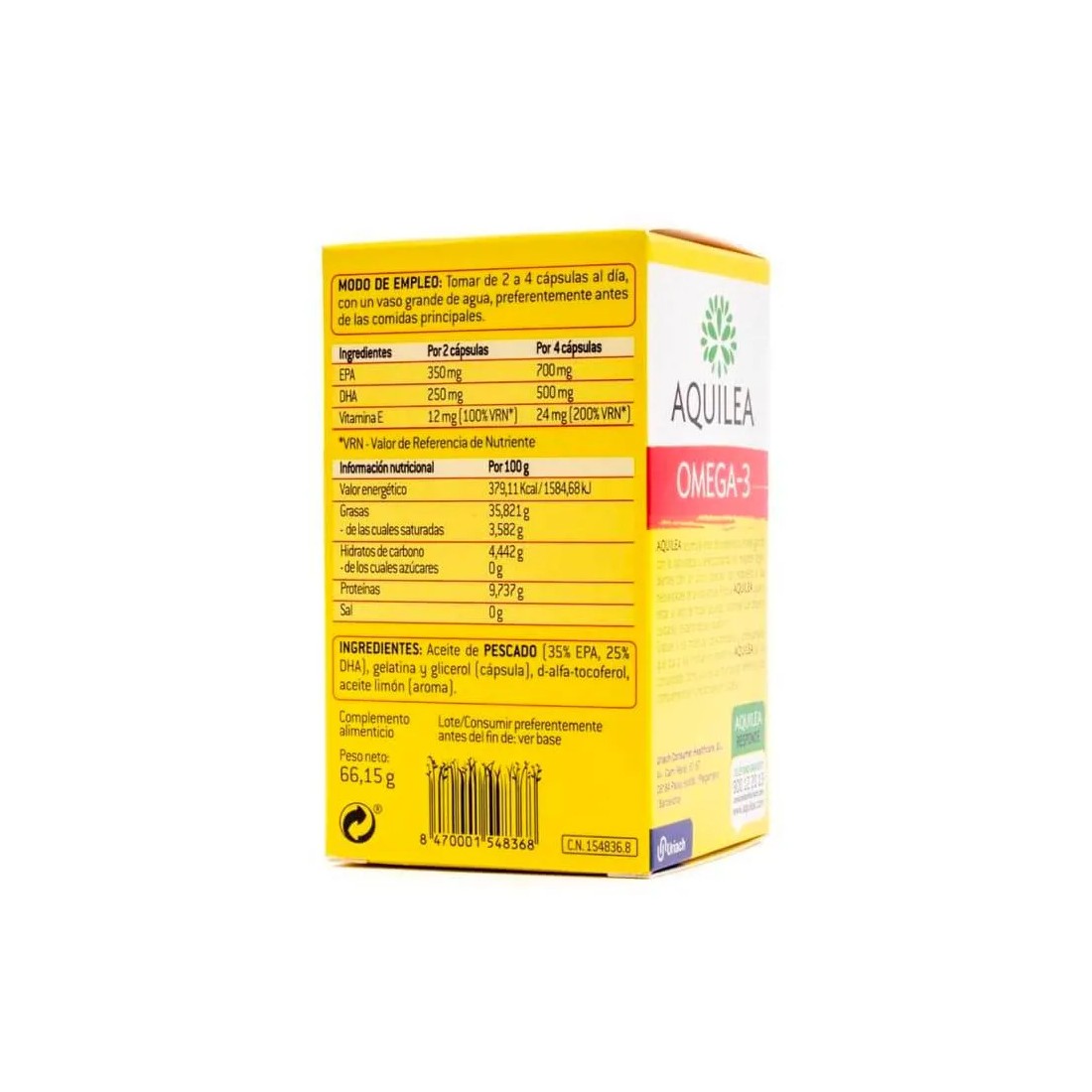 Aquilea Omega-3 90 Capsulas indicaciones
