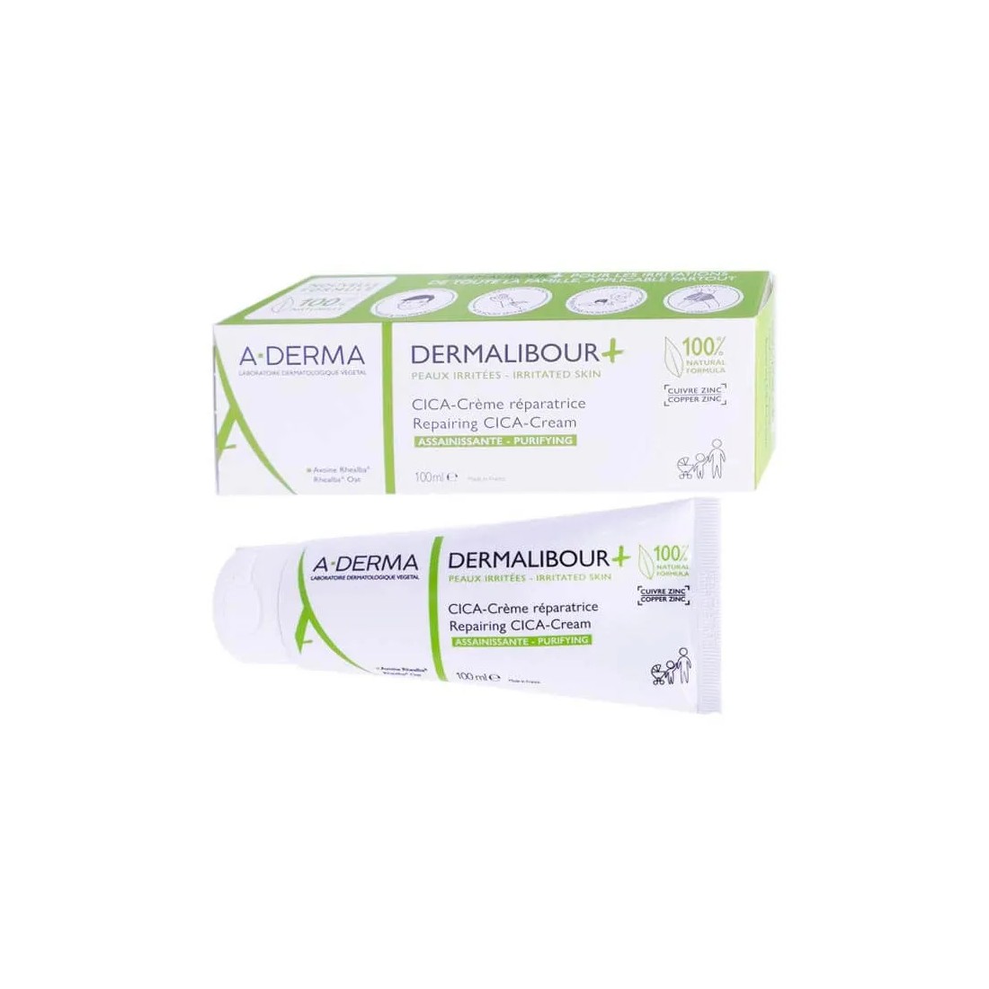 Aderma Dermalibour Cica-Crema Reparadora Purificante 50 ml