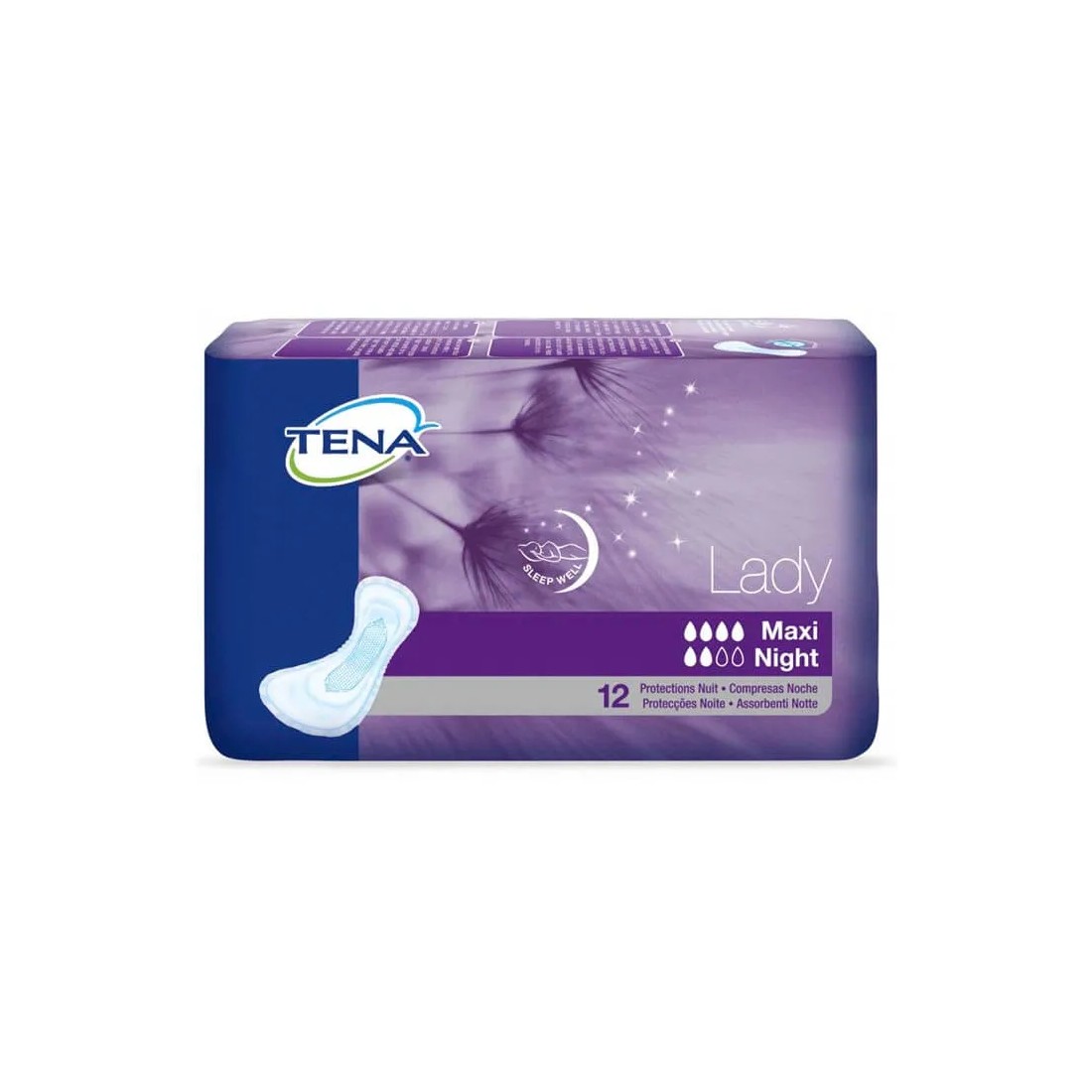 Tena compresa Lady Maxi Night 12 uds