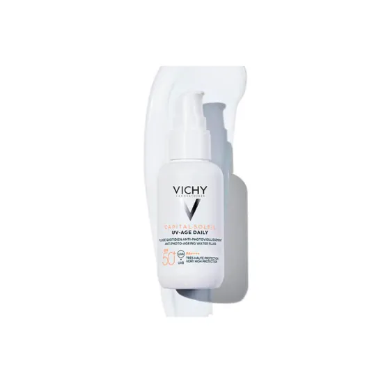 Vichy Capital Soleil UV-Age Daily Water Fluid Spf50+ 40 ml textura