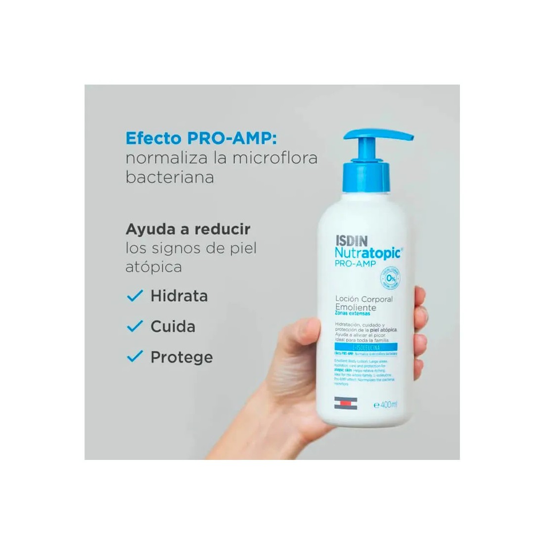 Isdin Nutratopic Loción 400 ml información