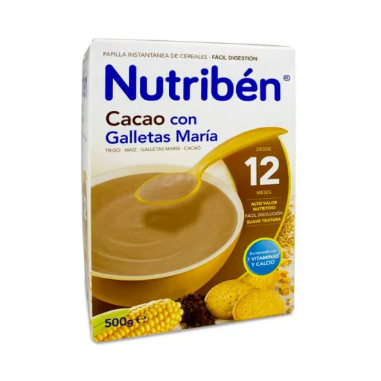 Nutriben Cacao Con Galletas María 500 gr