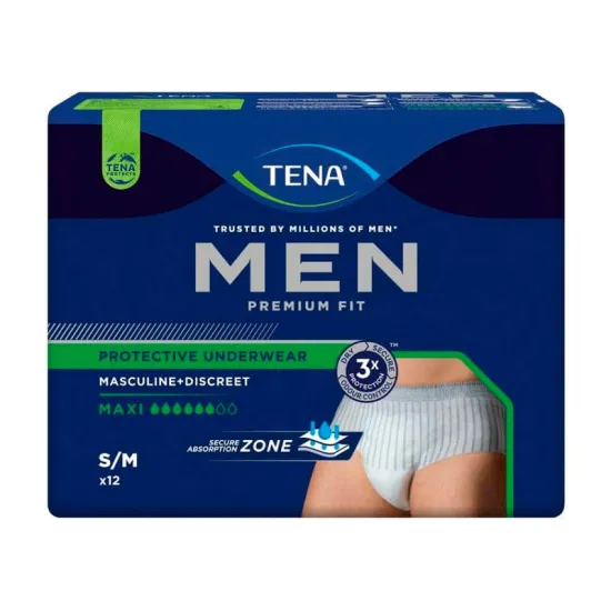 Tena Men Premium Underwear Maxi Talla S/M 12 uds