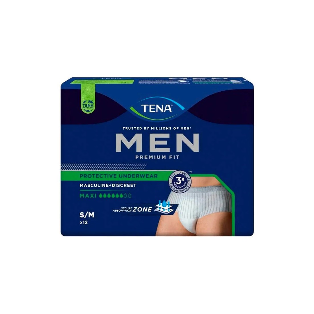 Tena Men Premium Underwear Maxi Talla S/M 12 uds