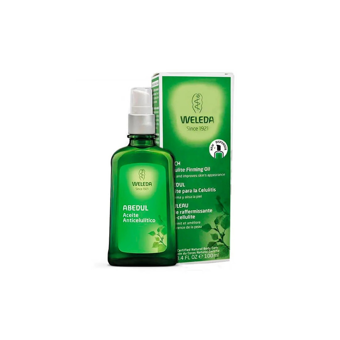 Weleda aceite de abedul anticelulítico 100 ml envase