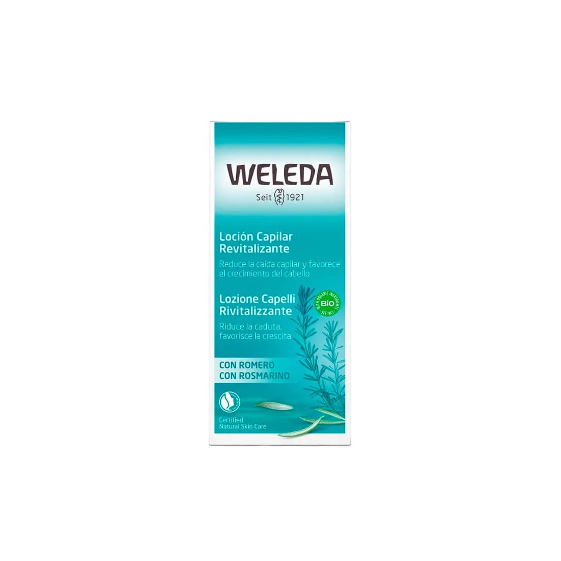 Weleda Loción capilar de romero 100 ml envase