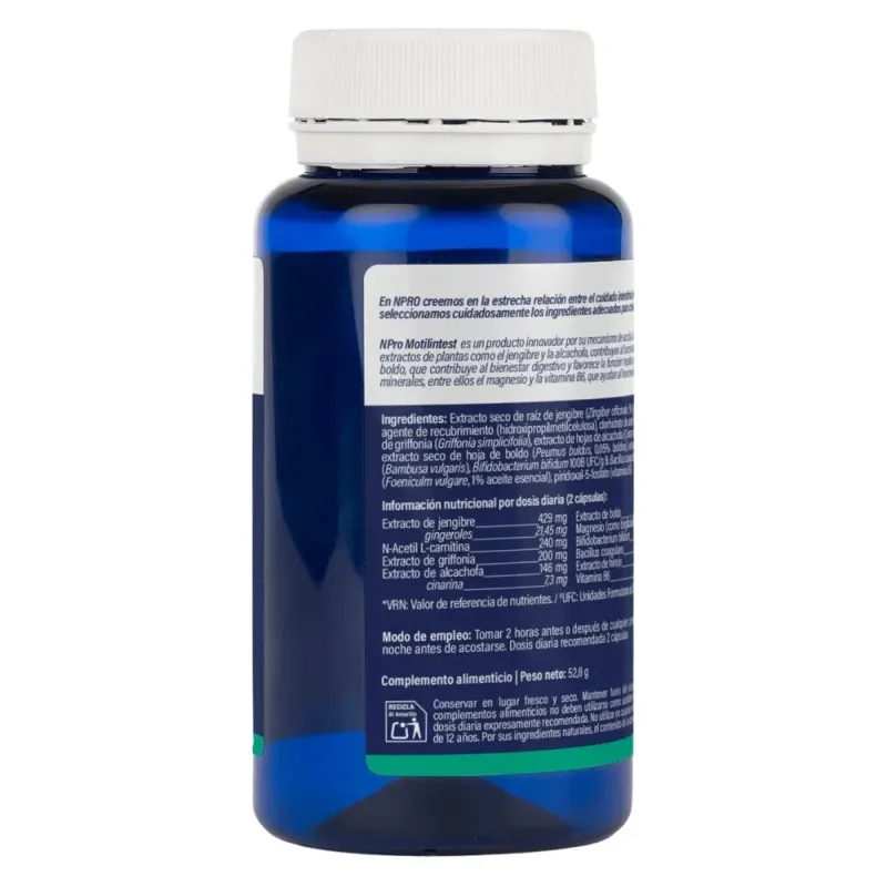 NPRO Motilintest 60 Cpsulas | Comprar Online al Mejor Precio |  MasParafarmacia.com